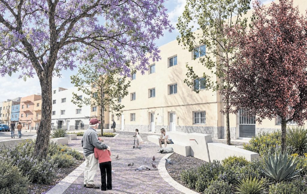 Así cambiará esta plaza de La Laguna: más verde y sin barreras