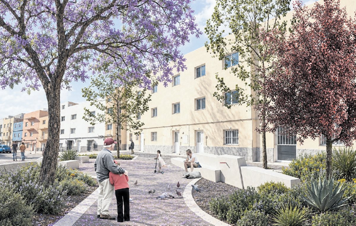 Así cambiará esta plaza de La Laguna: más verde y sin barreras