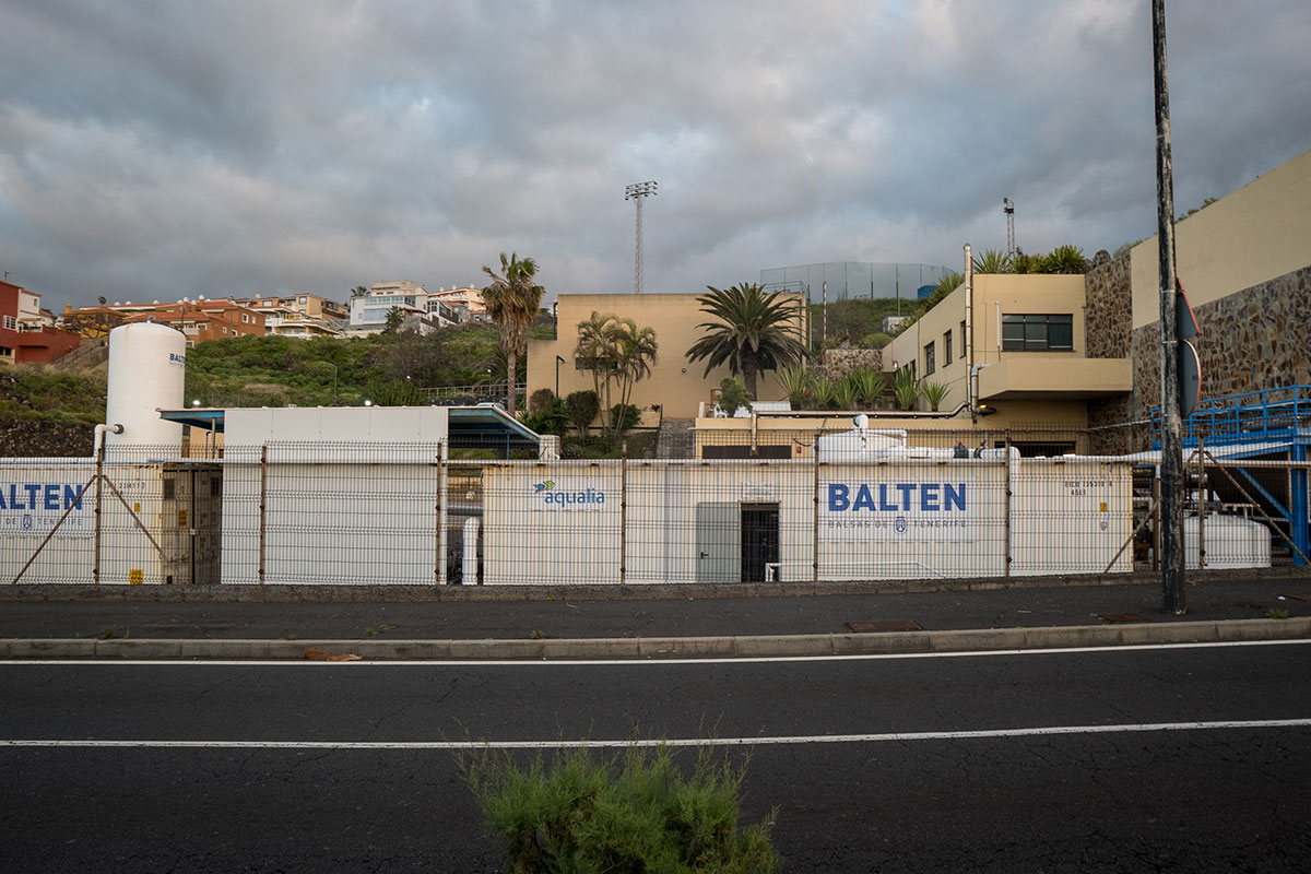 Depuradora de Punta Brava, en Puerto de la Cruz.