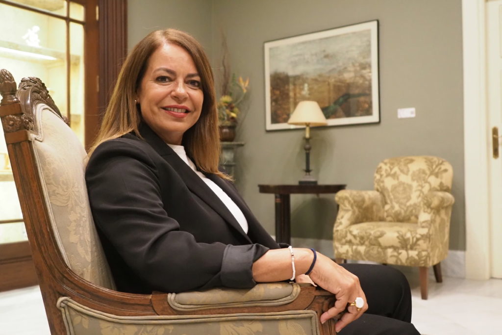 Tamara Raya, candidata del PSOE a la Presidencia del Cabildo de Tenerife. | Sergio Méndez