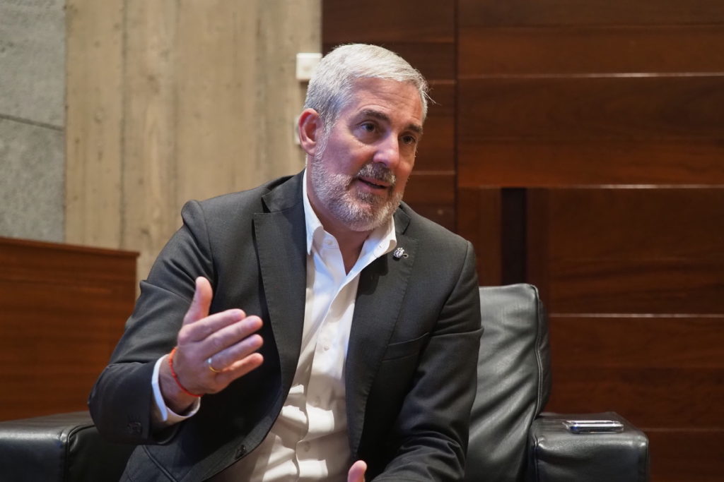 El presidente del Gobierno de Canarias, Fernando Clavijo. | Sergio Méndez