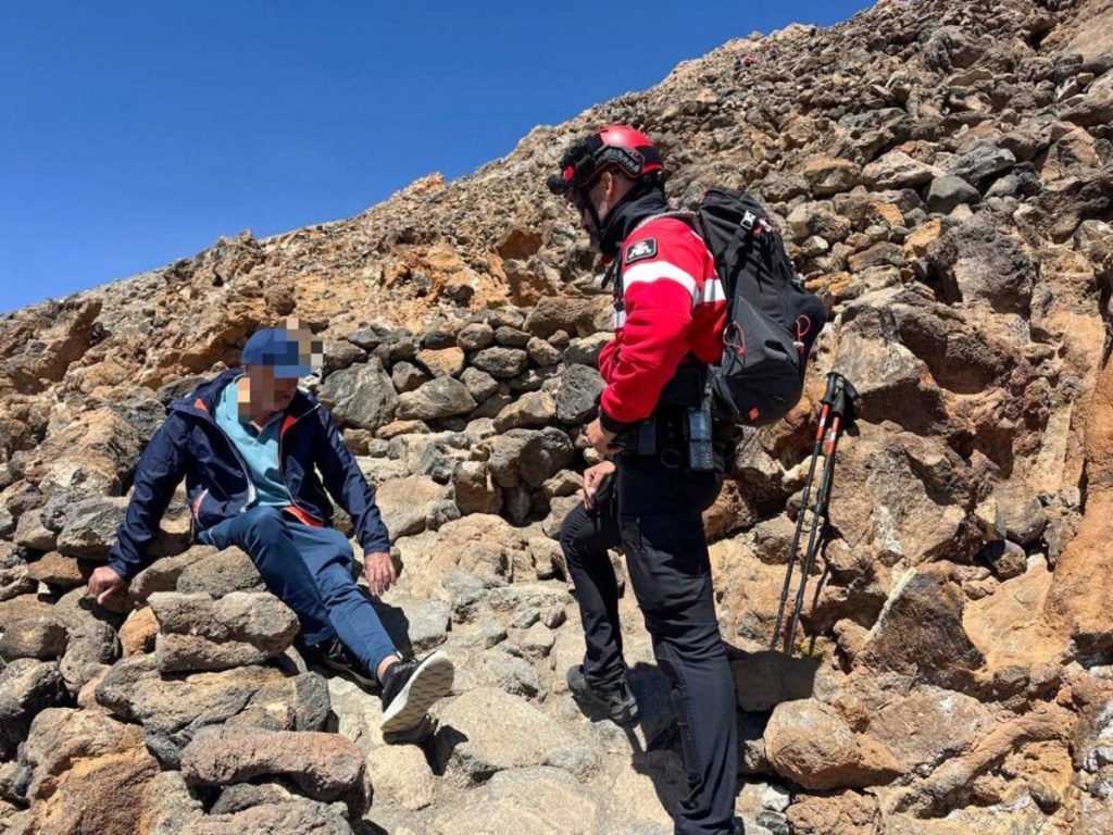 Senderista lesionado en el Parque Nacional del Teide. | DA