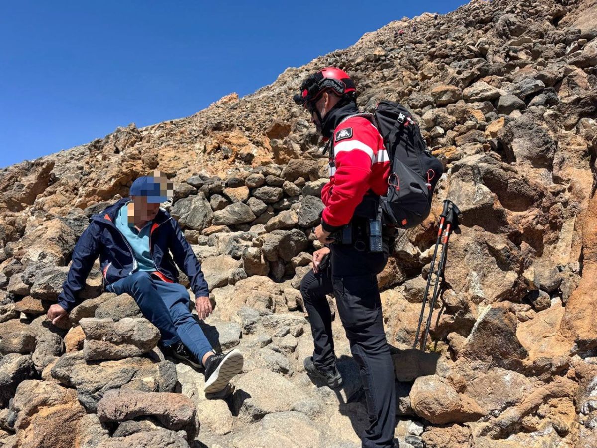 Senderista lesionado en el Parque Nacional del Teide. | DA