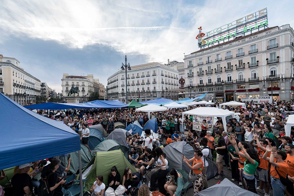 El Sindicato de Inquilinas habla claro: la acampada de Sol seguirá si el Gobierno no incluye contratos indefinidos de alquiler