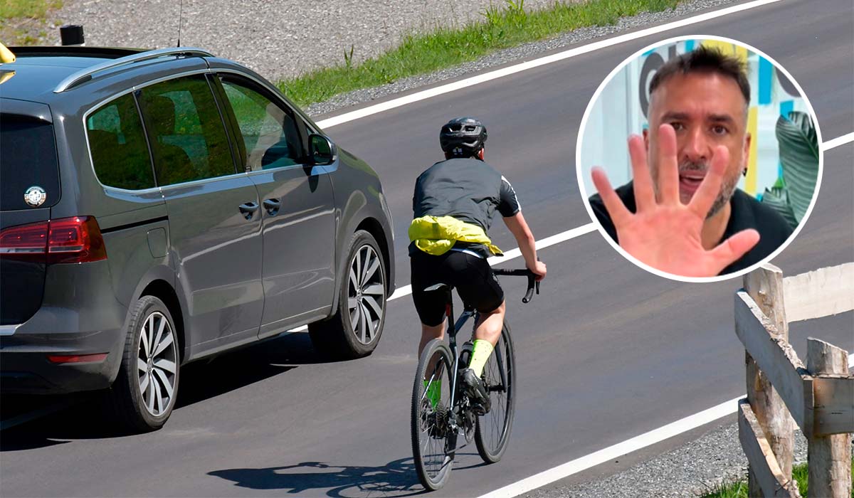 Un profesor de autoescuela avisa a los conductores: “Mucho cuidado a partir del 1 de octubre al adelantar a ciclistas”