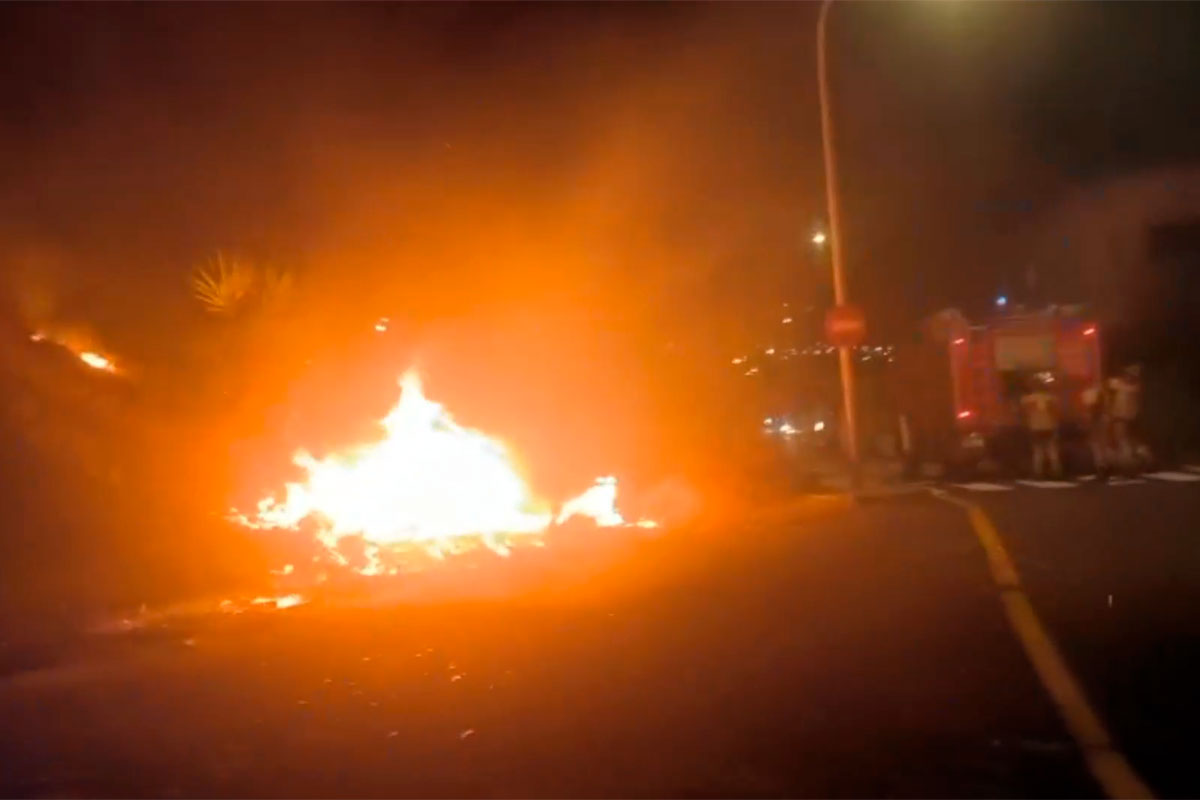 Segundo conato de incendio en menos de dos meses en la misma zona de La Laguna