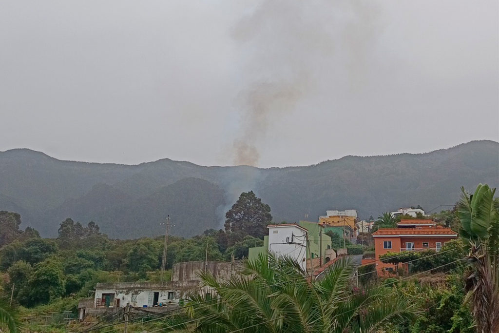 Alertan de un conato de incendio en La Orotava