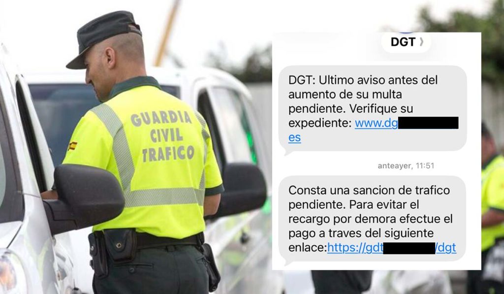 ¿Te ha llegado una multa de la DGT por SMS o correo? Cuidado con esta estafa