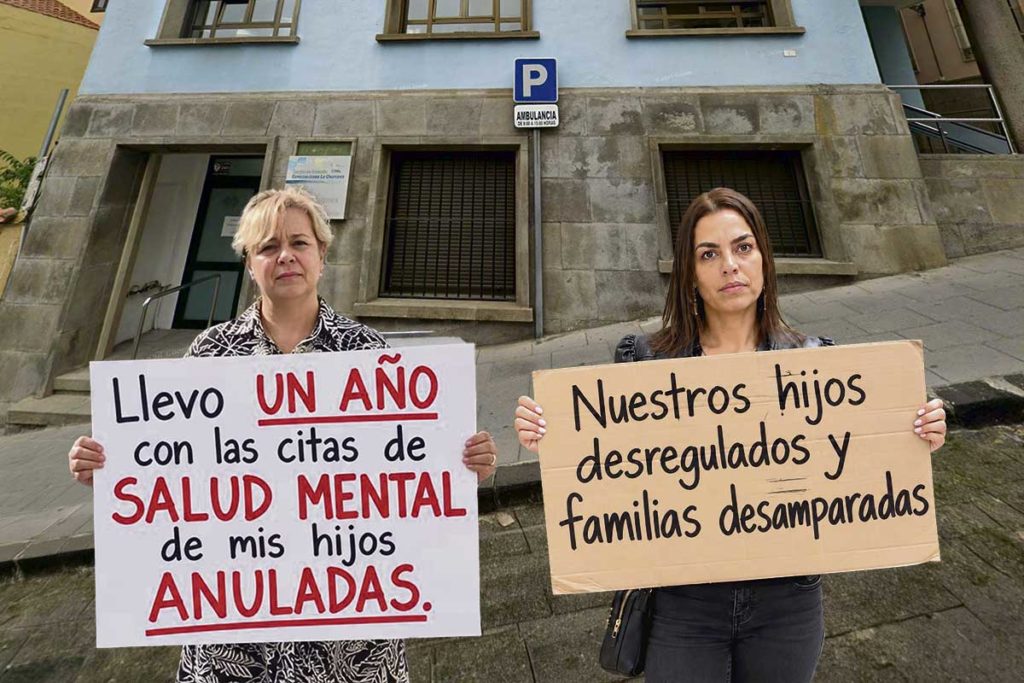 Familias tinerfeñas al límite por la falta de psiquiatras para niños y adolescentes con autismo