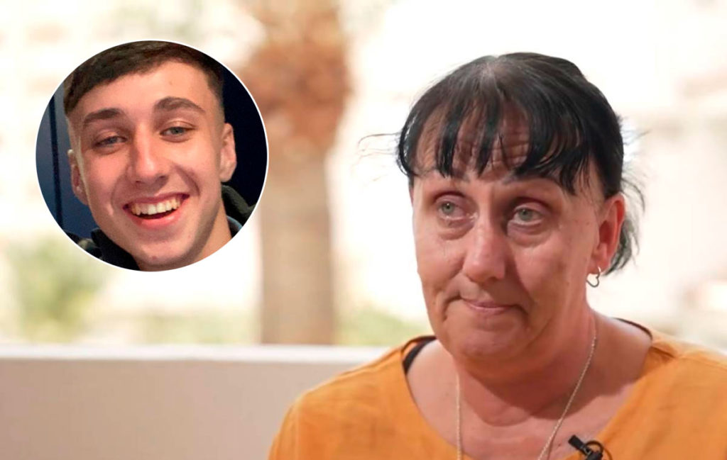 Jay Slater y su madre, Debbie Duncan