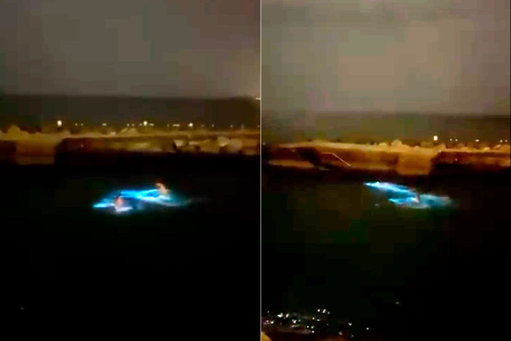 El mar se ilumina en Tenerife: graban un sorprendente fenómeno en Radazul