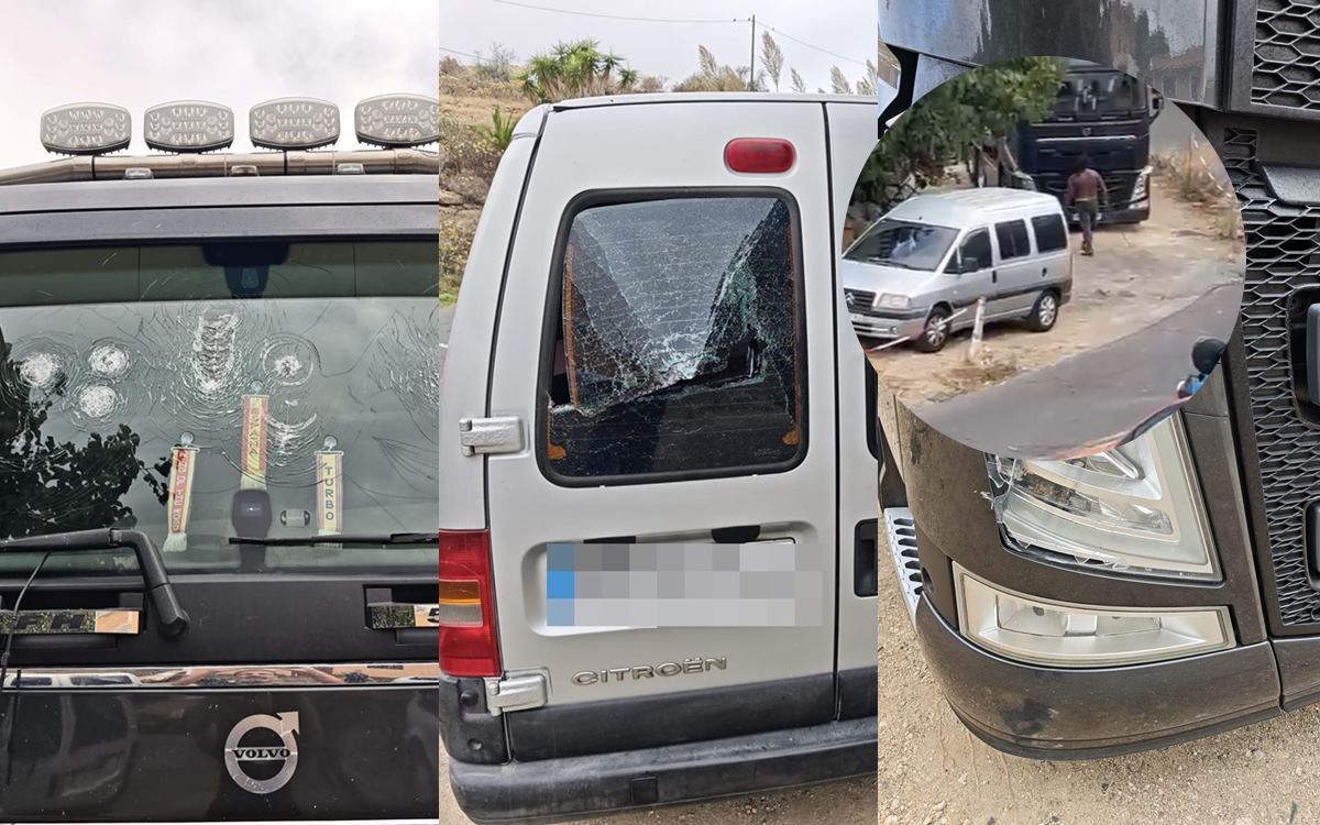 Un hombre destroza con una barra de hierro varios coches, un camión, los cristales de una vivienda y una moto en Arico