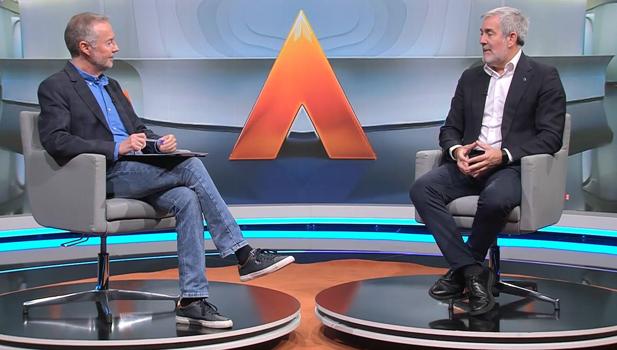 Fernando Clavijo, presidente del Gobierno de Canarias: "Quien vote a Vox votará a favor de que Canarias sea un centro de retención gigante de migrantes"