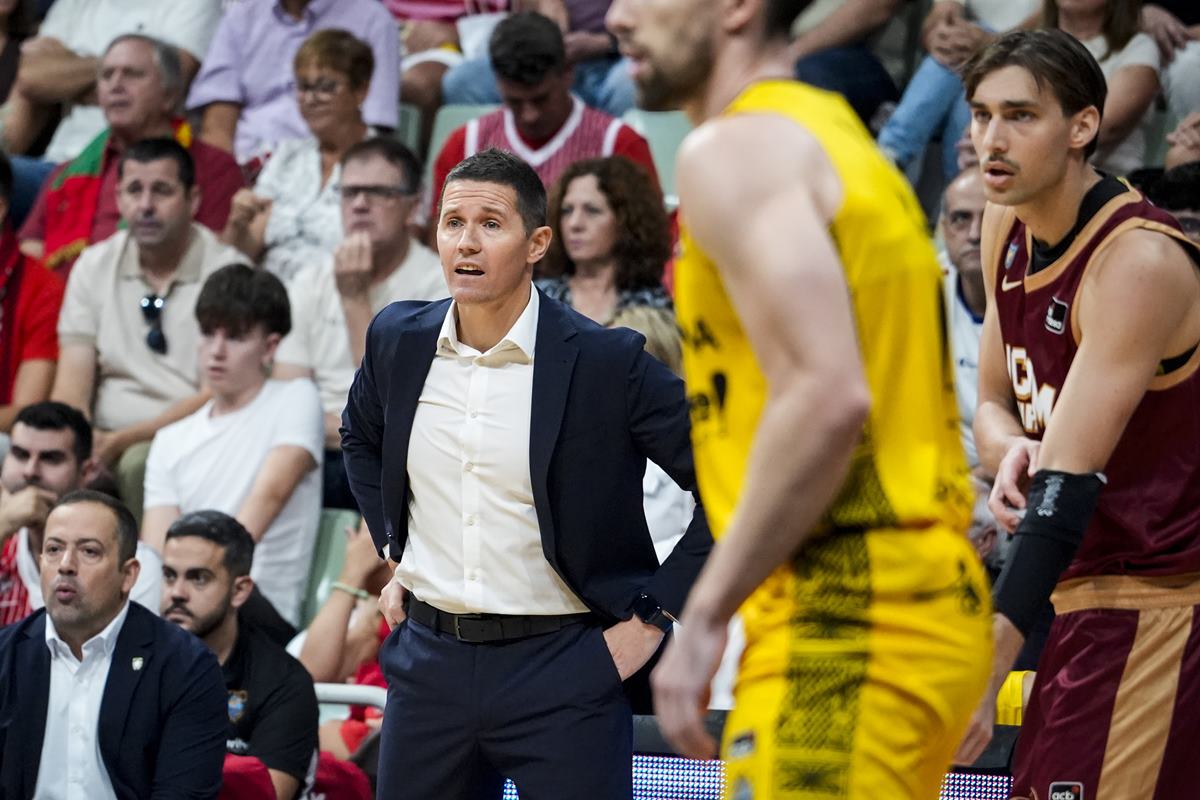 Jaka Lakovic, entrenador de La Laguna Tenerife, tras ganar en Murcia: "Estuvimos excelentes"
