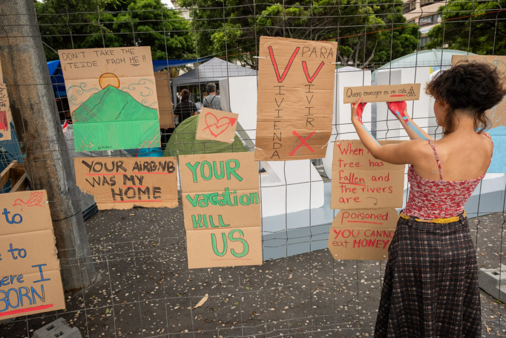 Canarias vuelve a la calle por la vivienda: el recorrido de la manifestación en Tenerife