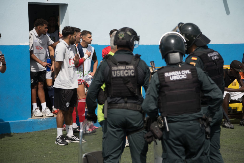 El acta arbitral del Güímar-Hortaleza detalla qué pasó antes de la suspensión
