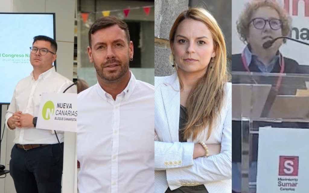 NC-BC, Podemos Canarias, IUC y Sumar Canarias acudirán en alianza al 29N bajo la marca 'Unidad del Pueblo Canario'
