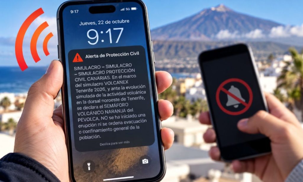 ¿No te ha sonado el ES-Alert en Tenerife? Estos son los posibles motivos