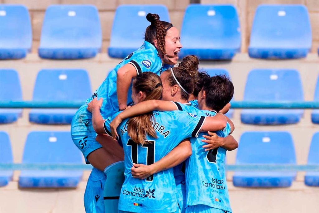 El Costa Adeje Tenerife Egatesa golea al Badalona Women (0-4) y certifica su tercera victoria consecutiva