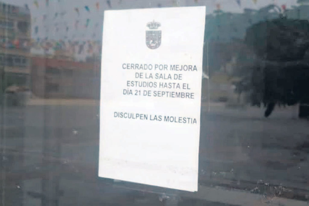 El Médano y Los Cardones, sin salas de estudio por un recurso