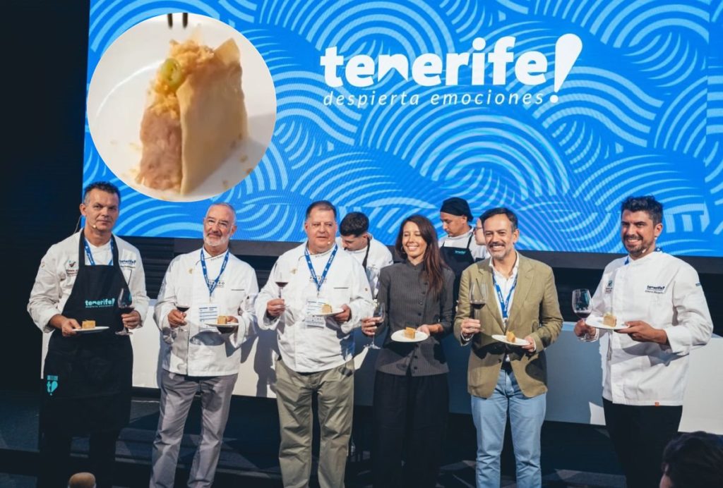 Txinet, el pintxo con cochino negro, piña y piparra que hermana a Canarias con Euskadi